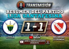 Reviví los goles del empate entre Loyola y Belgrano de Coronda